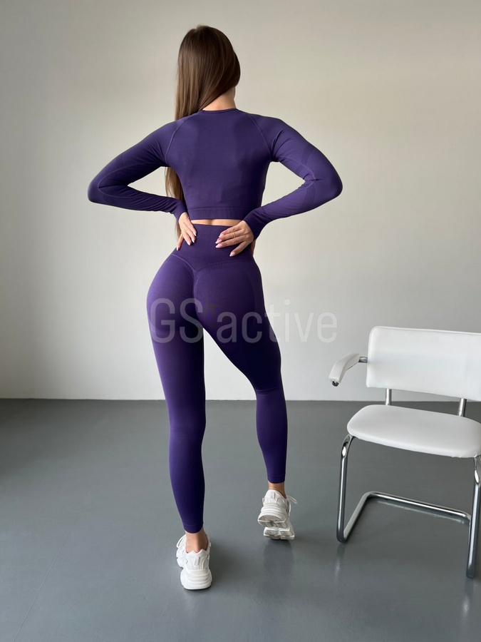 Рашгард спортивний фіолетовий S Constant 5009 фото