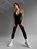 Комбінезон жіночий спортивний з чашечками чорний S Cat KR01 фото