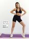 Топ спортивний з відкритою спинкою з чашечками чорний L Fit 1460 top фото 5