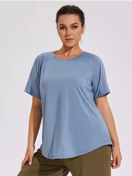 Футболка спортивна вільного крою синя XXL Feel